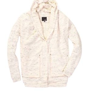 Aritzia Wilfred Free Rousseau Sweater Cardigan - Hooded, Zip Front, Size XS